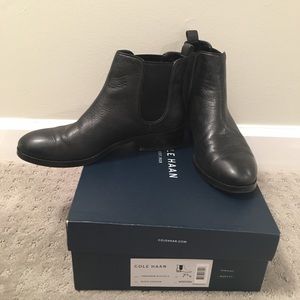 Cole Haan ankle boots, black, 7.5